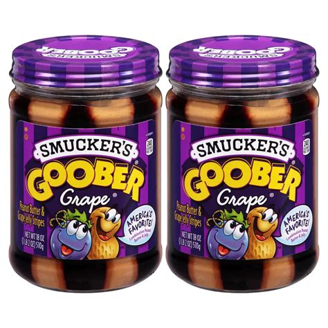 Smucker's Goober Grape Peanut Butter & Jelly, 2 x 510g | Afro Goods Xpress