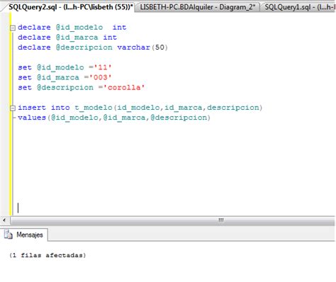 Image result for Insertar Datos En SQL Server