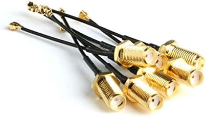 HiLetgo 5pcs IPX IPEX U.FL to SMA Female Pigtail Antenna Wi-Fi Coaxial ...