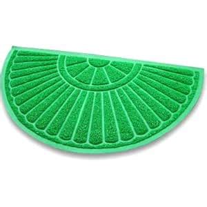Ultimat 40x75cm Half-Moon PVC Doormat (Green) | Polypropylene Door mats ...