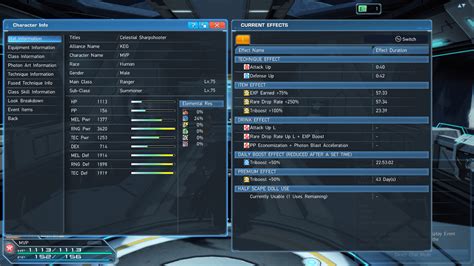 Image result for PSO2 Mag Stats