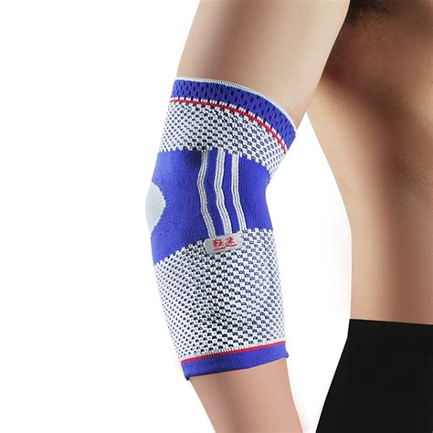 Kuangmi Silicone Pad Breathable Elbow Compression Sleeve Arm Warmers ...