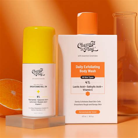 Buy Exfoliating Bodywash & refreshing Underarm Roll On Duo | Innovist