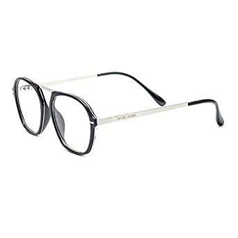 Buy Peter Jones Square Blue Light Blocking Reading Glasses for Men and ...