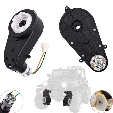 VitalKos 2PCS 12V RS550 40000RPM Enhanced Gearbox, for Power Wheels ...