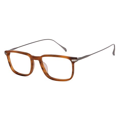 Matte Brown Silver Full Rim Square John Jacobs SG Essentials JJ ...