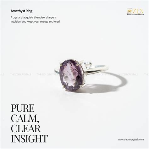 Crystal Ring: Everyday Wear with Natural Power Crystals | Moonstone ...