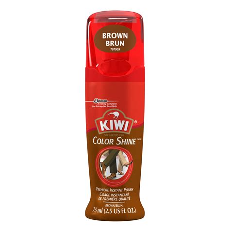 Kiwi Color Shine Liquid Polish Brown - Shop Shoe Polish at H-E-B