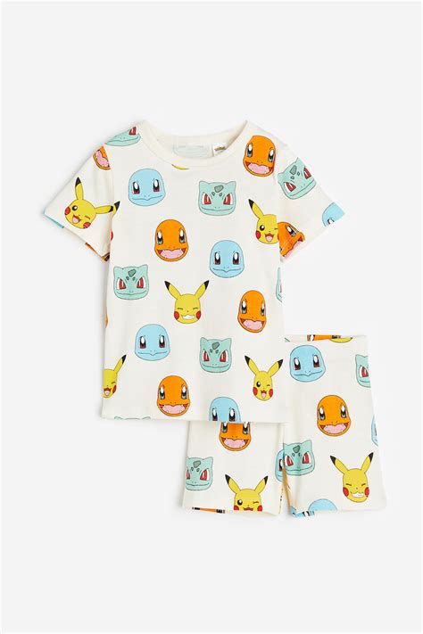 White/Pokémon Cotton pyjamas for kids | H&M IN