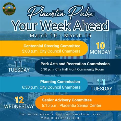 City of Placentia | Here's your Placentia Pulse update for the week of ...