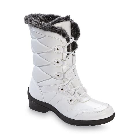 Weathermates Women's Arctic Mid-Calf Snow Boot - White