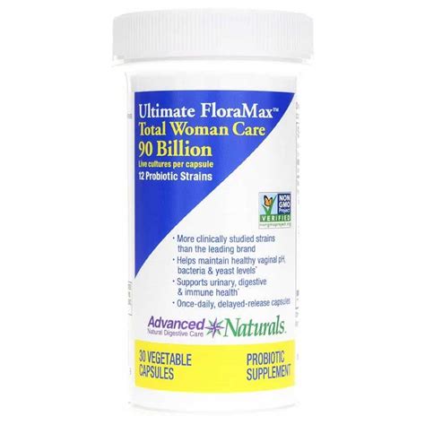 Ultimate Floramax Total Woman Care 90 Billion Caps, 30 Count by Adv ...