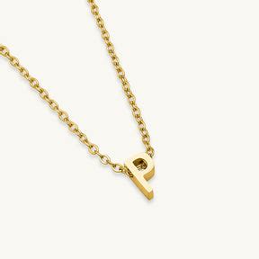 Buy Small Initials Necklace | Gold Plated Jewelry – PALMONAS