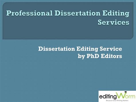 Image result for Editing Dissertation