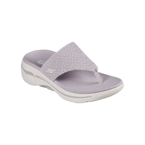 Buy SKECHERS Go Walk Arch Fit - Weekender Purple Gowalk/arch Fit Flip ...