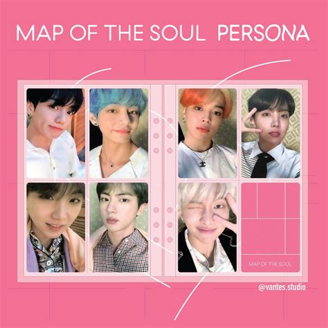 Bts Map of the Soul Persona Version 3 Photocard - Etsy