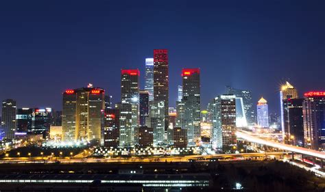 北京国贸CBD夜色高清图片下载-正版图片501668258-摄图网