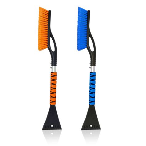 EcoNour 27" Car Snow Brush and Ice Scrapers for Car Windshield (2 Pack ...