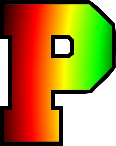 Letter P Clip Art Pencils Decor Alphabet P PNG & SVG Design For