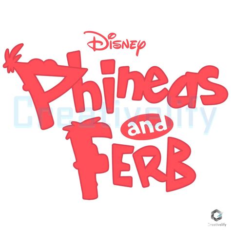 Retro Disney Phineas And Ferb Logo Graphic Svg - CreativeLify