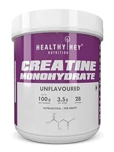 HealthyHey Nutrition Creatine Monohydrate for Muscle Building ...