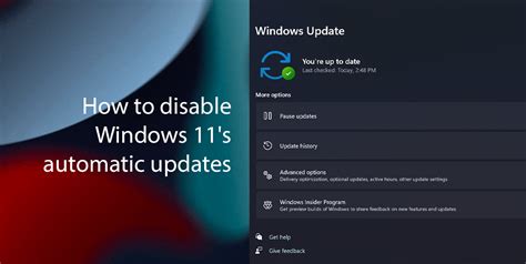 Image result for Disable Automatic Updates Windows 11