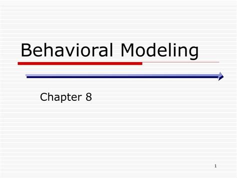 Image result for Behavioral Modeling Examples