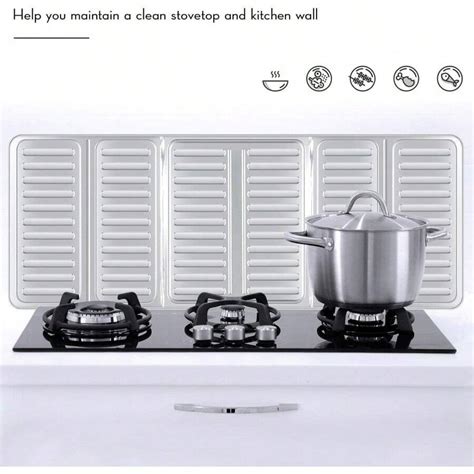 Image result for Splash Guard Kitchen Stove