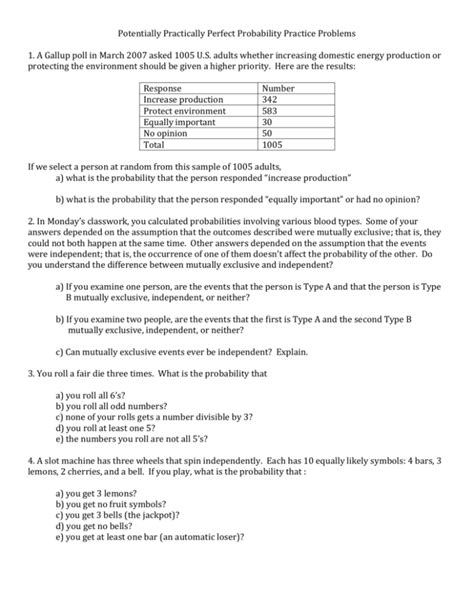 Image result for Probability Practice Problems