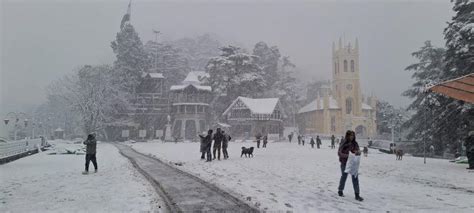 Shimla gets first snowfall of season, dry spell ends