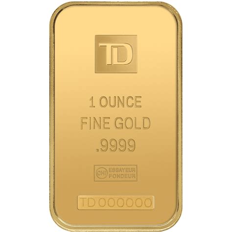 Image of 1 oz TD Gold Bar