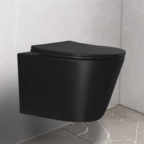 Buy WinZo WZ5922B Wall Hung Toilet With Rimless Flush Modern Design ...