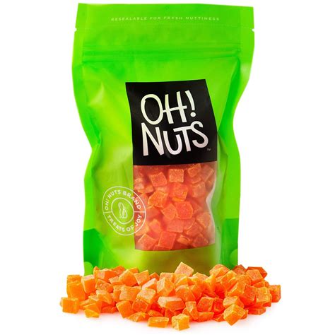 Buy Oh! Nuts Dried Diced Papaya | 2lb Bulk Bag Dehydrated Pawpaw Tree ...