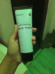 Sirona Natural Exfoliating Face Wash for Men & Women - 125 ml ...