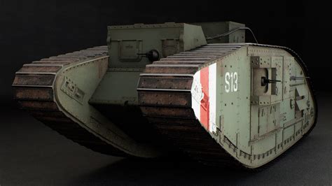 ArtStation - Mark V Tank