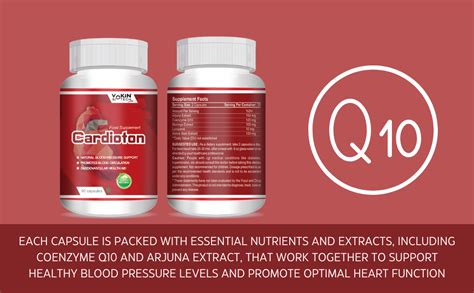 Vokin Biotech Cardioton 60 Capsules with Coenzyme Q10 & Arjuna Extract ...