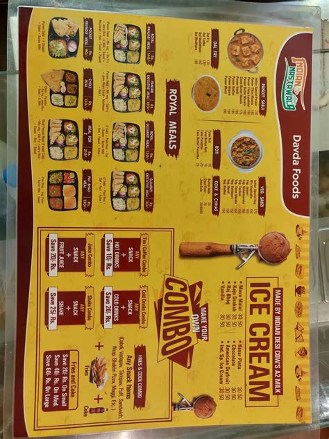 Menu at Indian Nastawala Cafe And Restro (C.G.ROAD), Ahmedabad