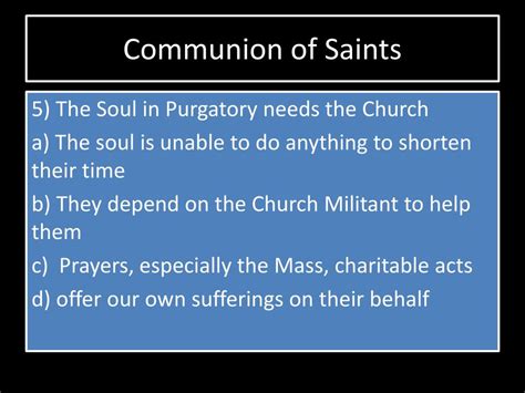 Image result for Communion of Saints Explained