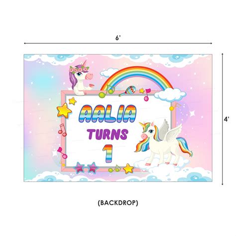 Unicorn Theme Exclusive Kit | Birthday Party Supplies India Online