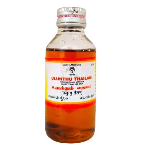 Buy Impcops Ulunthu Thailam 100ml Online - Ayush Care