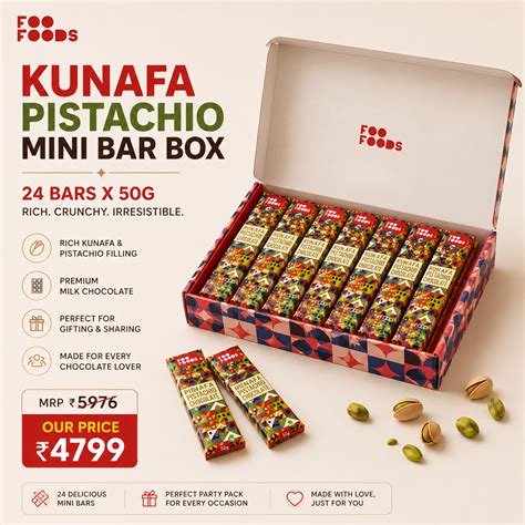 FooFoods | Authentic Kunafa Chocolate in India – Foo Foods India ...