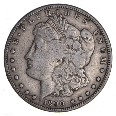 Carson City - 1890 -CC Morgan Silver Dollar - RARE Historic Coin ...