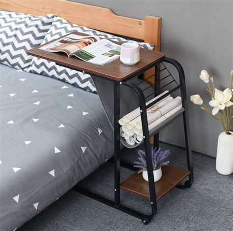 CHICTI Revna King Size Overbed Table with Wheels, Mobile India | Ubuy