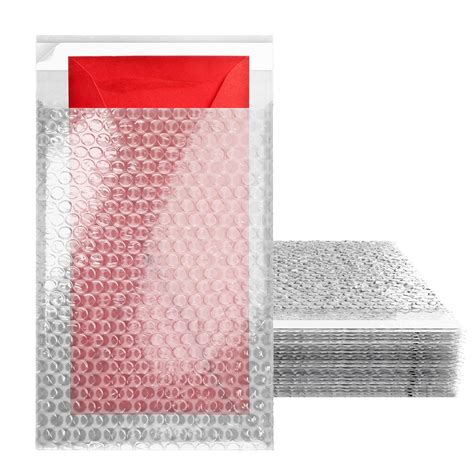 ABC Clear Bubble Out Bags, 8 x 11.5 Inches. Pack of 25 Polyethylene ...