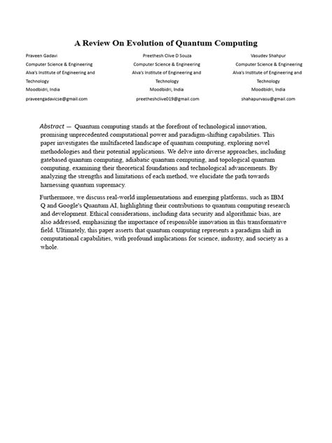 Image result for Project Abstract Sample in Word