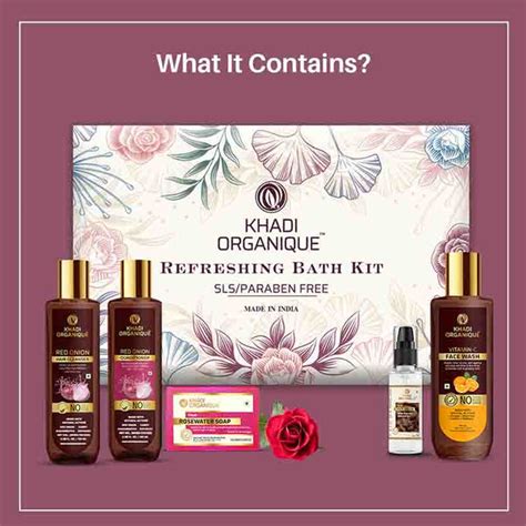 Khadi Organique Refreshing Bath Kit