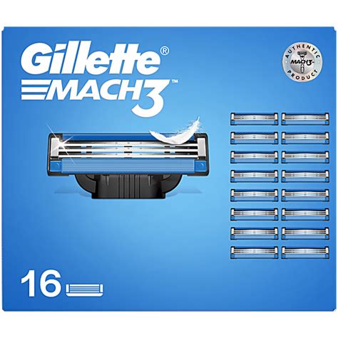 Save 27% on Gillette Mach3 Shaving Blades – Pack of 16 for Less