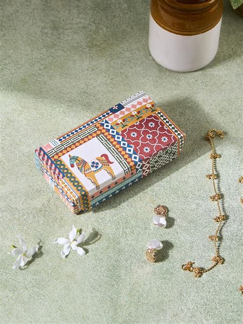 Chumbak Tiruvila Jewellery Organizer 16cms x 4cms x 9 cms| Jewellery ...