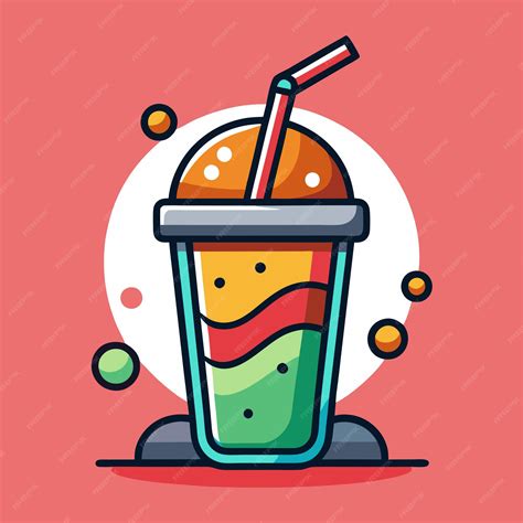 Report suggests sugary drinks and anxiety link Vector Art Vector Art