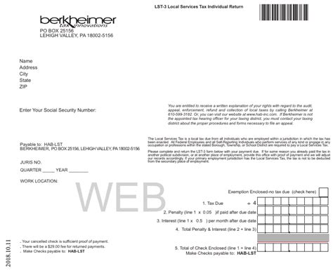 Form LST-3 - Fill Out, Sign Online and Download Fillable PDF ...